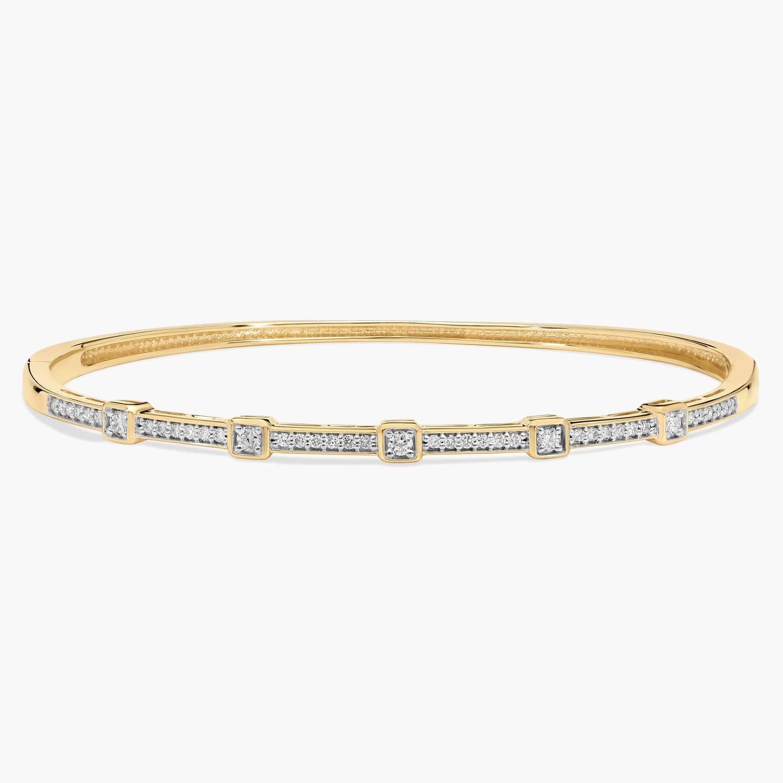 classic diamond bracelet in gold with diamonds