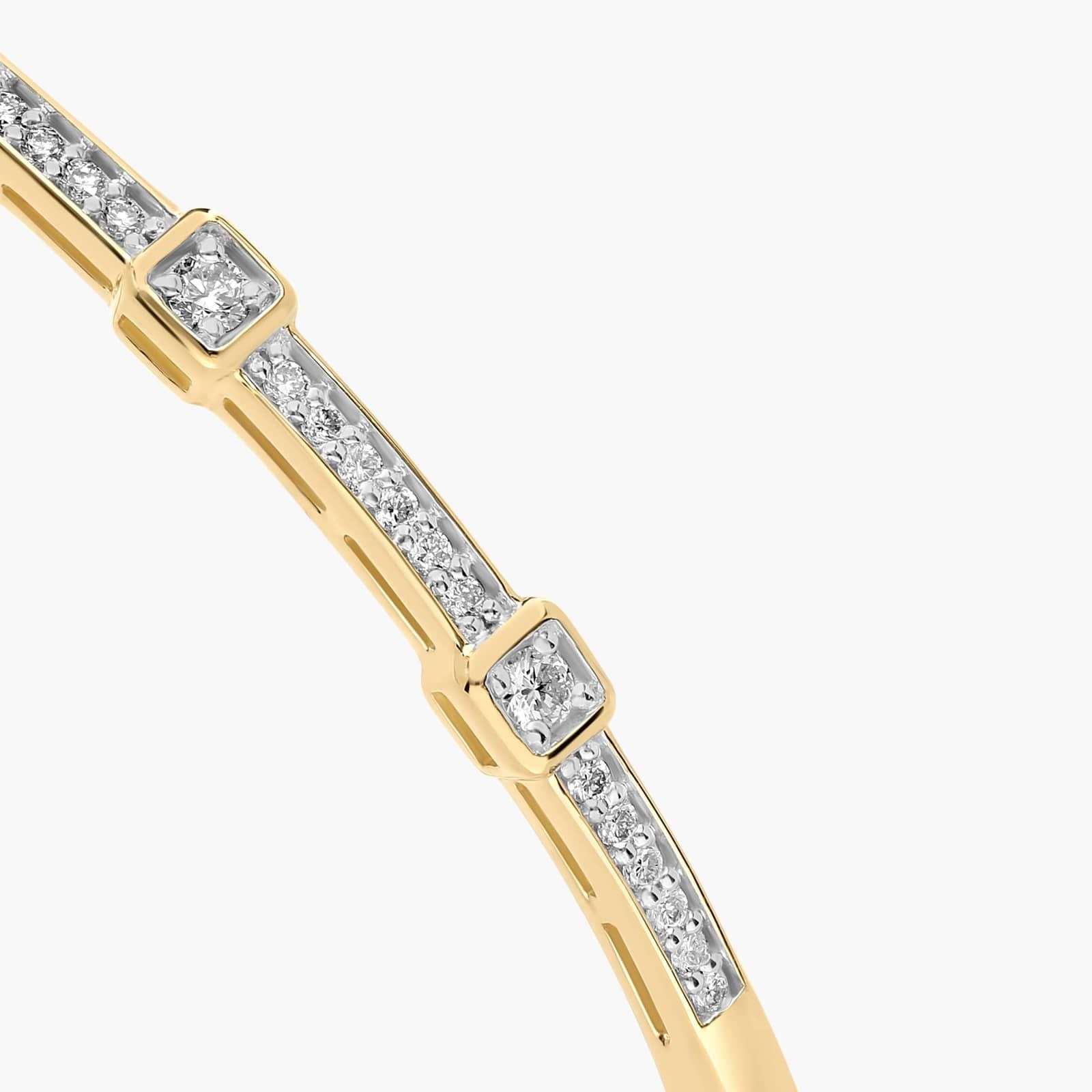 classic diamond bracelet in gold with diamonds