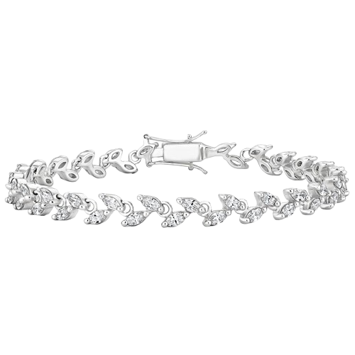 marquise diamond bracelet in gold with diamonds