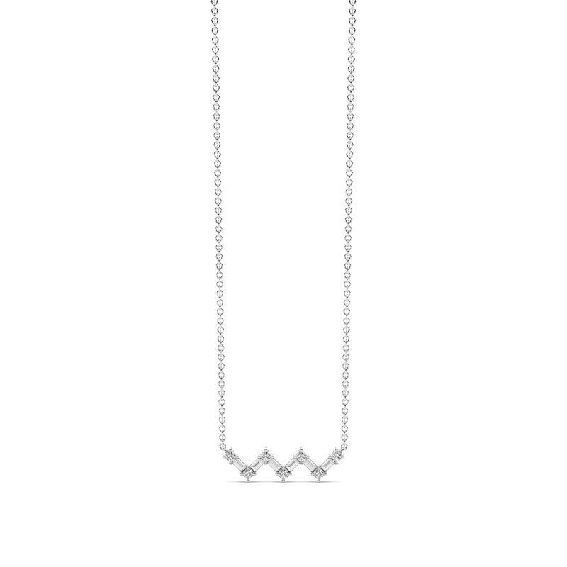 baguette diamond jewellery in gold with diamonds