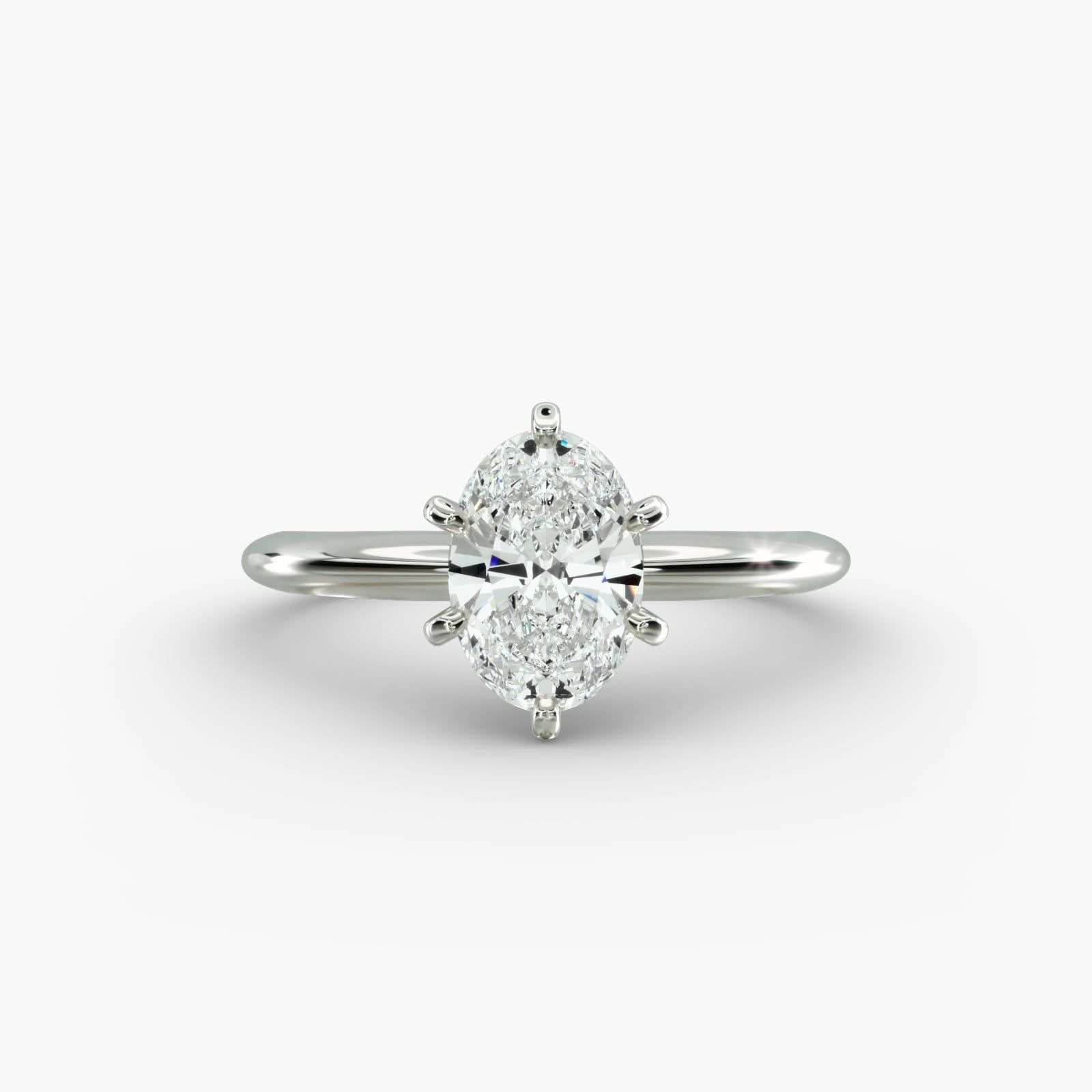 solitaire diamond ring in gold with diamonds