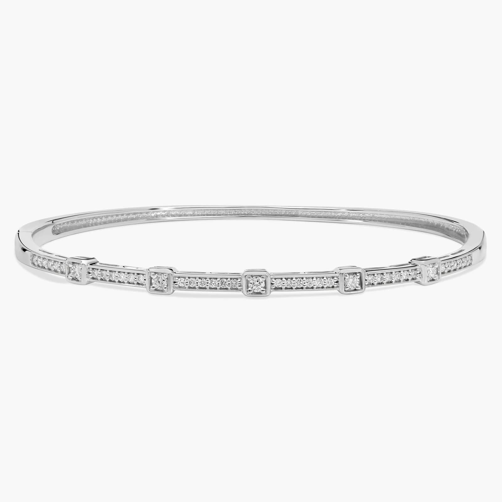 classic diamond bracelet in gold with diamonds