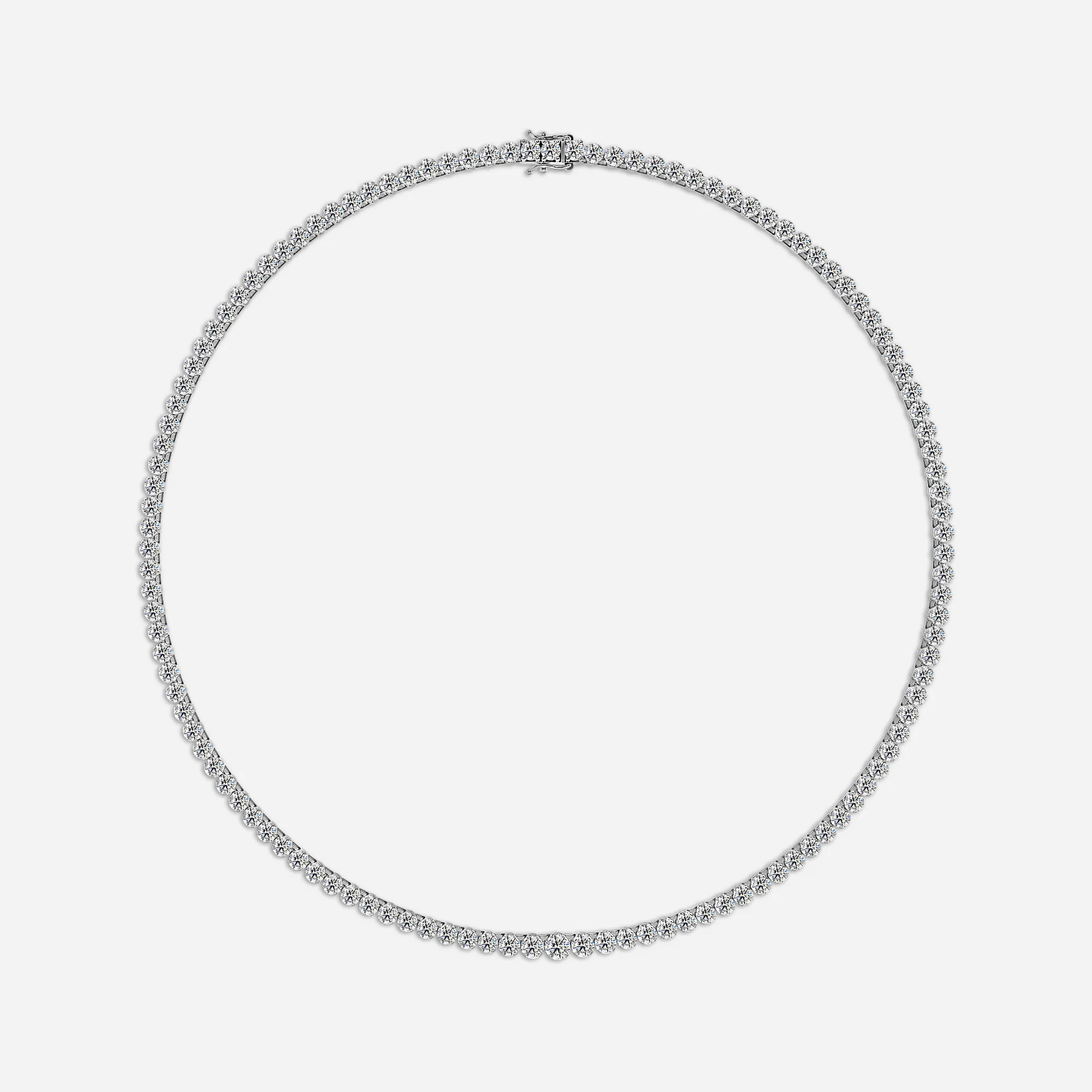 classic diamond necklace in gold with diamonds